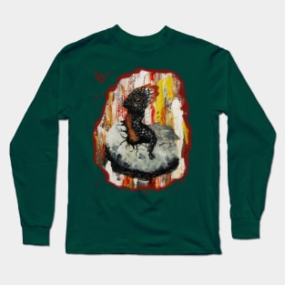 Fire Dragon - mythical beast, firefighter Long Sleeve T-Shirt